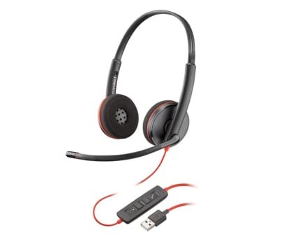 Słuchawki biurowe, callcenter Poly Blackwire 3220 USB-A bulk